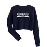 Women's Treaty Rings Crop Sweatshirt