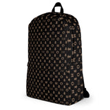 Ron Marcel Monogram Backpack [Black]