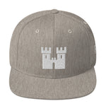 Castle Snapback Hat [White Stitch]