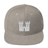 Castle Snapback Hat [White Stitch]