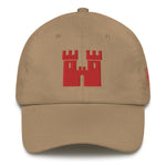 Castle Dad Hat [Red Stitch]