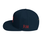 Castle Snapback Hat [Red Stitch]