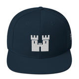 Castle Snapback Hat [White Stitch]